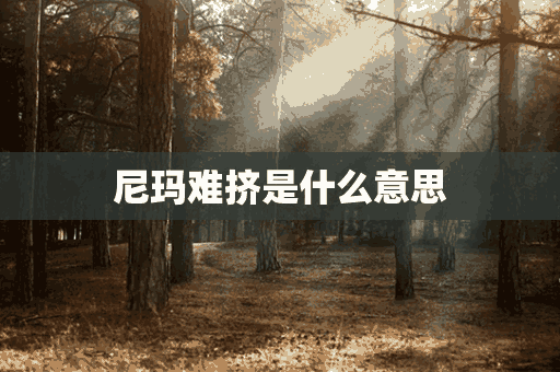 尼玛难挤是什么意思